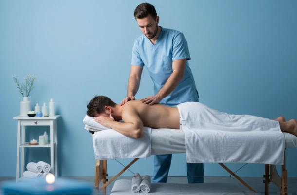 Swedish massage male therapist