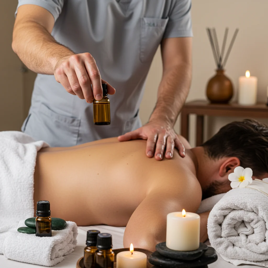 Relaxing aromatherapy oils